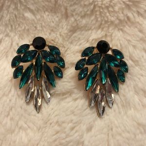 Charming Charlie Jewel Statement Earrings